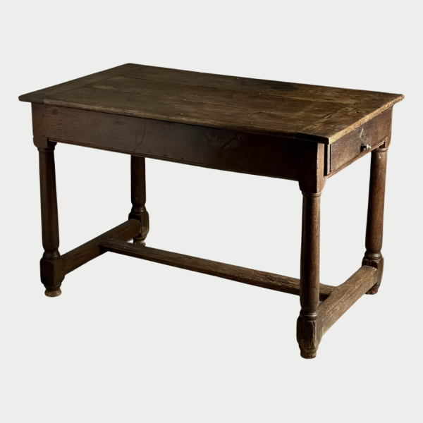 French Oak Table 18th Century