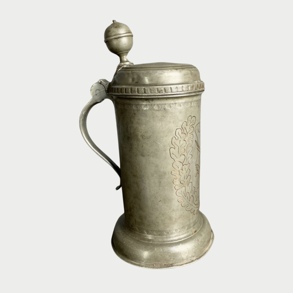 Antique Pewter Tankard