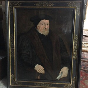 Portrait on oak panel UK, 1569 With Frame