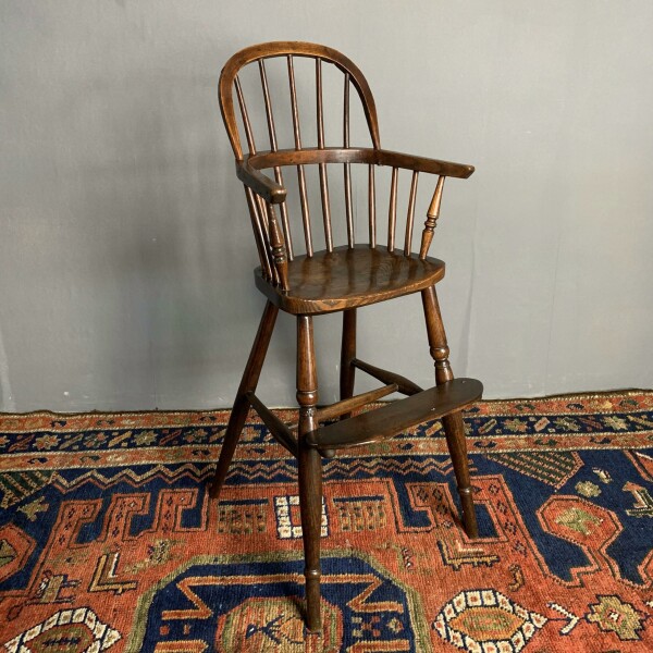 Child's Windsor High Chair C1880 Front