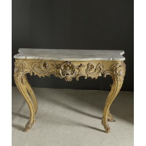 18th Century Marble Topped Console Table