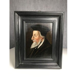 Portrait of Hough Latimer (UK, 16th century) With Frame