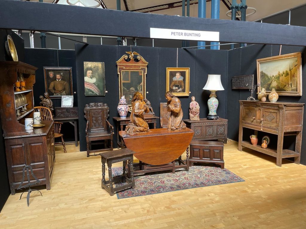 peter bunting stand buxton antiques fair 