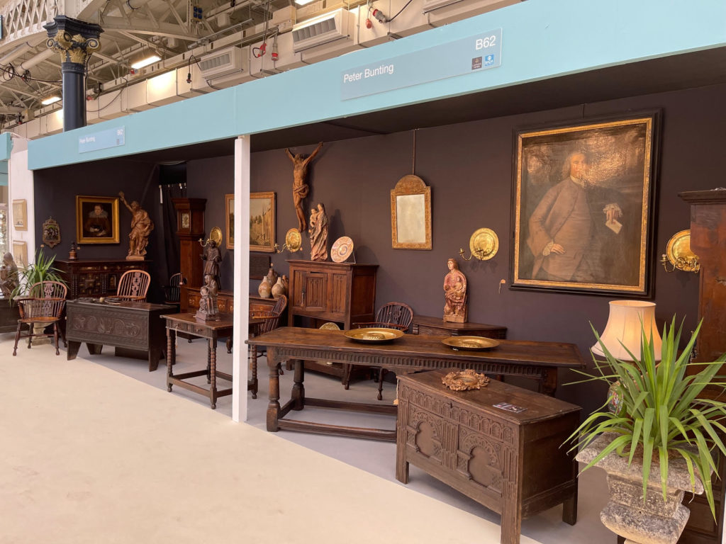 olympia london antiques fair peter bunting 