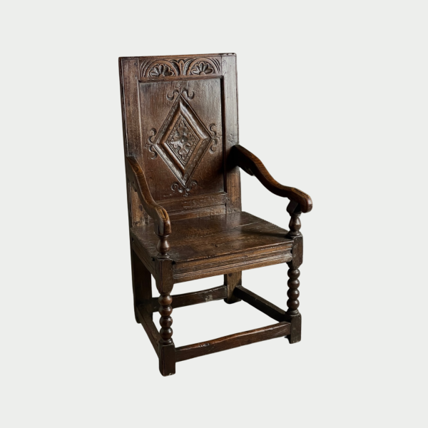 17c oak armchair