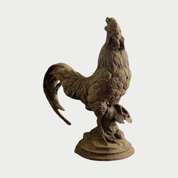 19th Century Cast Iron Cockerel