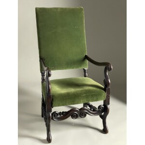 Upholstered Armchair Circa 1690