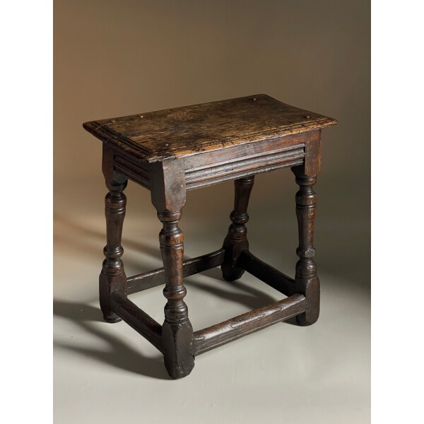 17c joined stool good colour and patination